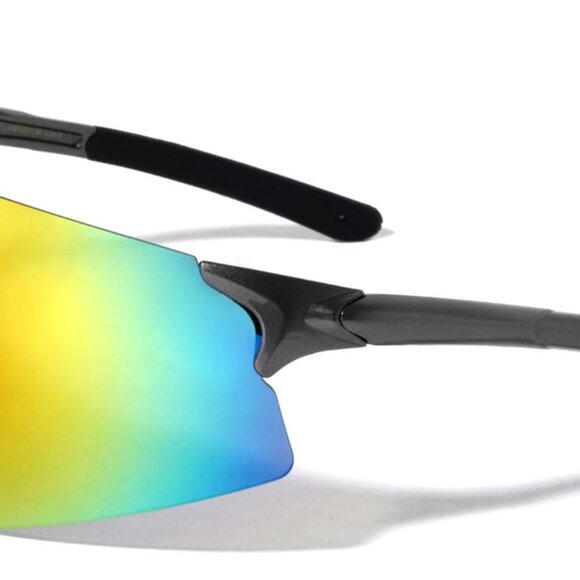 Sport Men Sunglasses Outdoor Multi Color Mirror‎ Lens Beach Shades Lentes Gafas - Picture 4 of 5